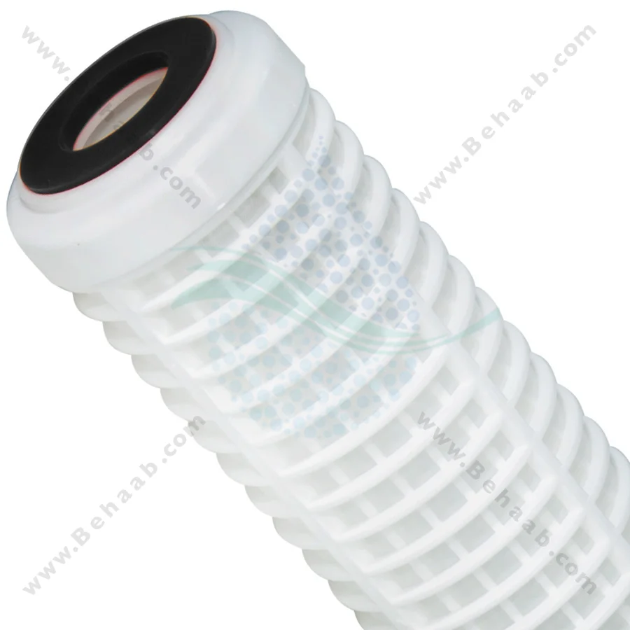 فیلتر توری پلاستیکی 20 اینچ 50 میکرون سوفیلتر - 20 inch Plastic 50 Micron Washable Net Filter Cartridge