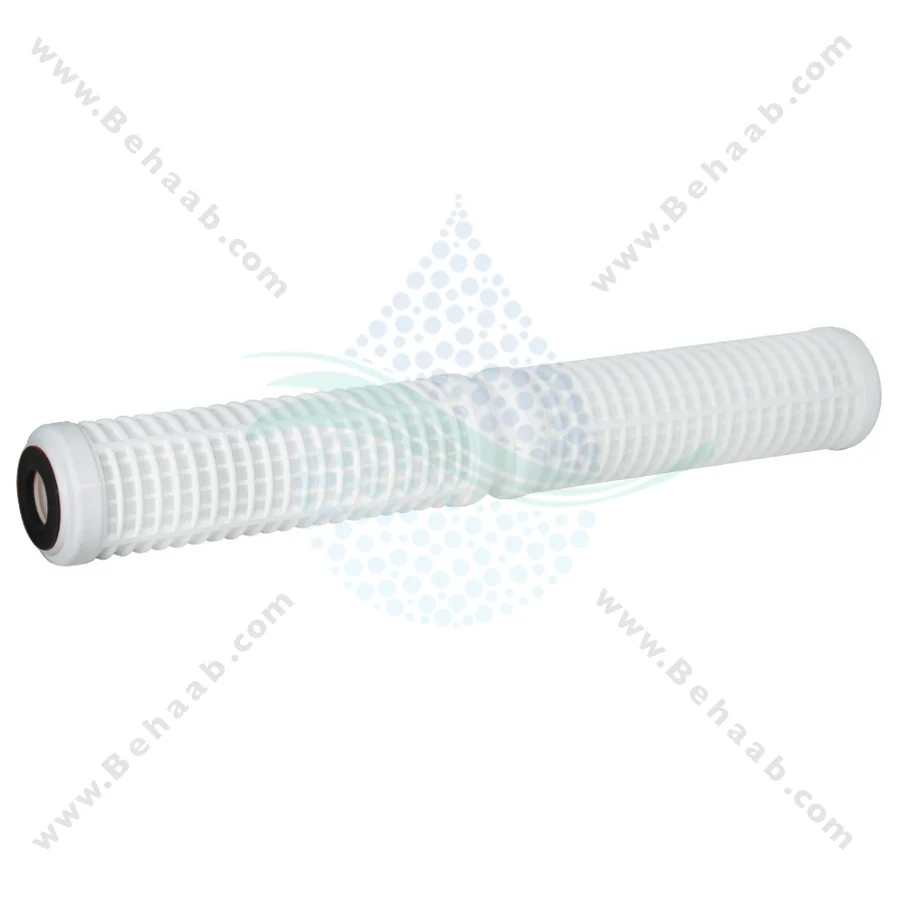 فیلتر توری پلاستیکی 20 اینچ 50 میکرون سوفیلتر - 20 inch Plastic 50 Micron Washable Net Filter Cartridge