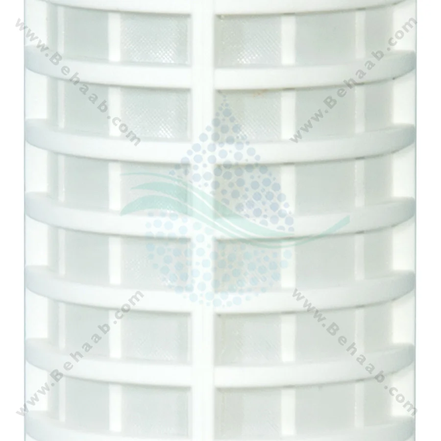 فیلتر توری پلاستیکی 5 اینچ 50 میکرون سوفیلتر - 5 inch Plastic 50 Micron Washable Net Filter Cartridge