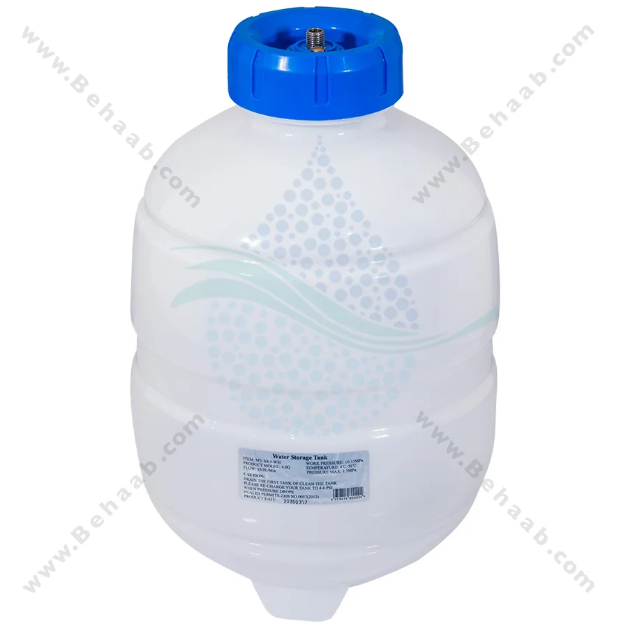مخزن تصفیه آب 4 گالن مدل MY-X4.0-WH - 4 Gallon Reverse Osmosis Water Storage Tank MY-X4.0-WH