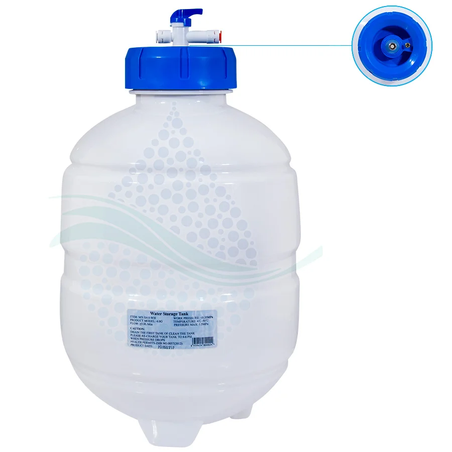 مخزن تصفیه آب 4 گالن مدل MY-X4.0-WH - 4 Gallon Reverse Osmosis Water Storage Tank MY-X4.0-WH