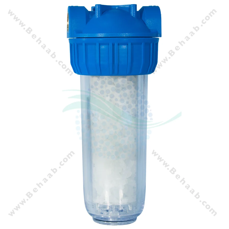 رسوب گیر پلی فسفات پکیج و آبگرمکن 10 اینچ - 10 Inch Polyphosphate Filter for Lime at the Heating System Inlet