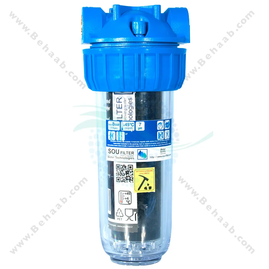 فیلتر کربن دوش حمام مدل 10 اینچ - Activated Carbon Shower Head Filter