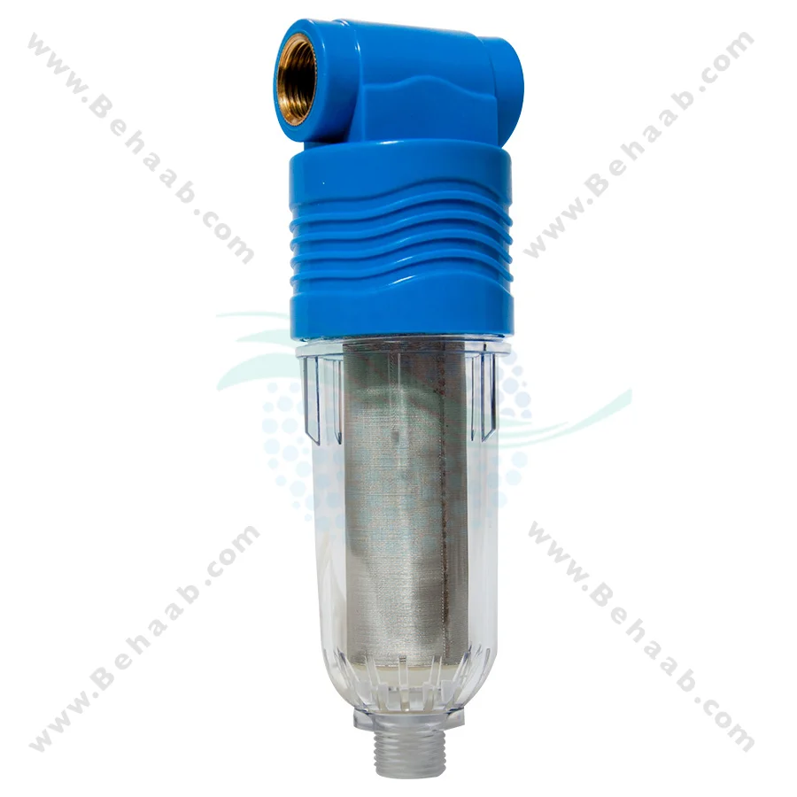 رسوب گیر پلی فسفات پکیج و آبگرمکن با فیلتر توری - Washable Net Filter and Polyphosphate Filter for Lime at the Heating System Inlet