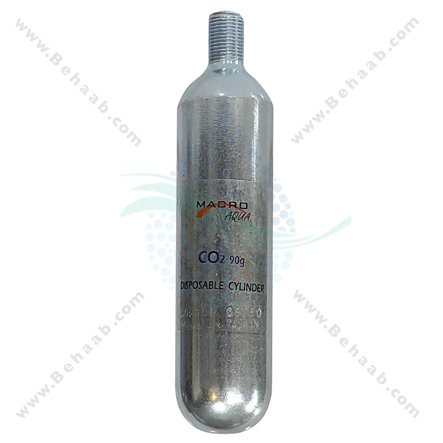 کپسول دی اکسید کربن 90 گرمی ماکرو آکوا - Macro Aqua Aquarium CO2 90g Disposable Cartridge