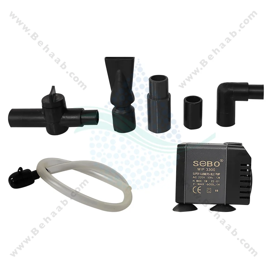 واتر پمپ آکواریوم سوبو مدل WP-3300 - Submersible Aquarium Pump SOBO WP-3300