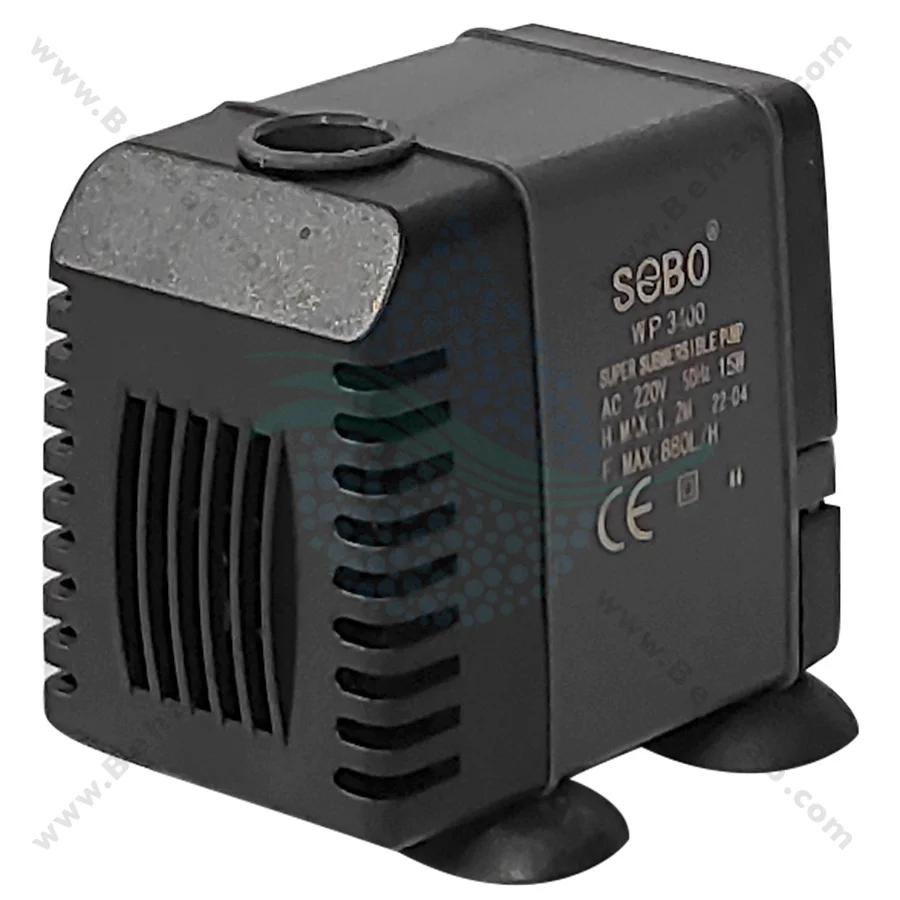 واتر پمپ آکواریوم سوبو مدل WP-3400 - Submersible Aquarium Pump SOBO WP-3400