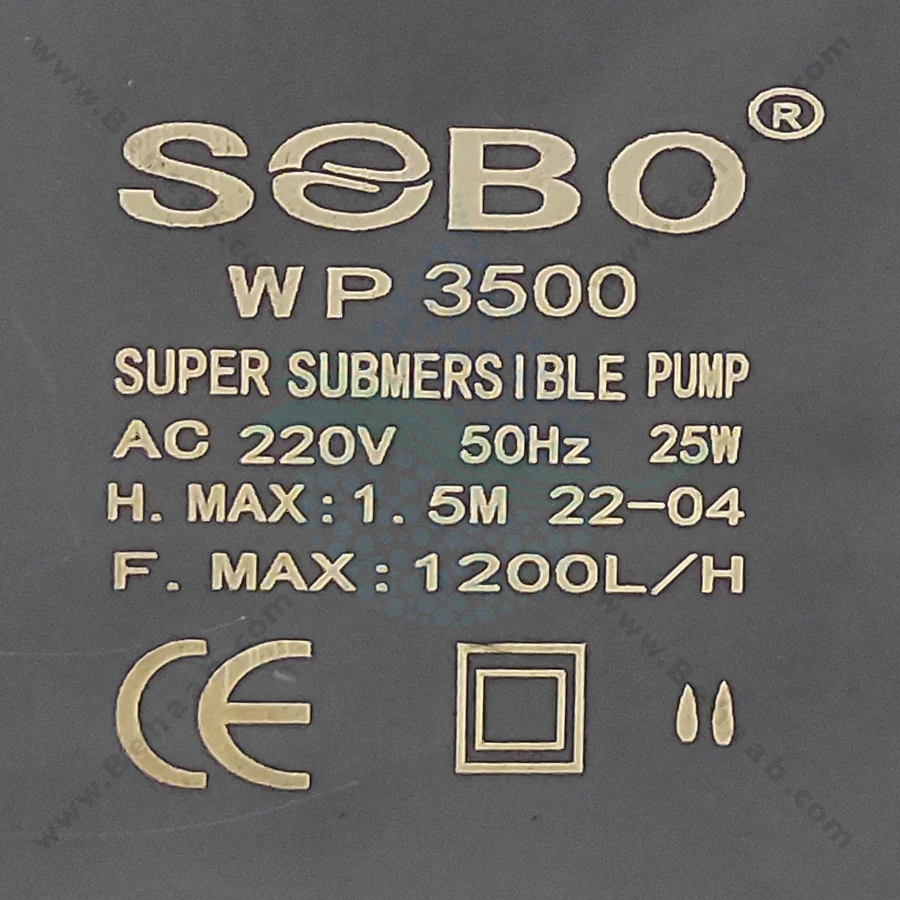 واتر پمپ آکواریوم سوبو مدل WP-3500 - Submersible Aquarium Pump SOBO WP-3500