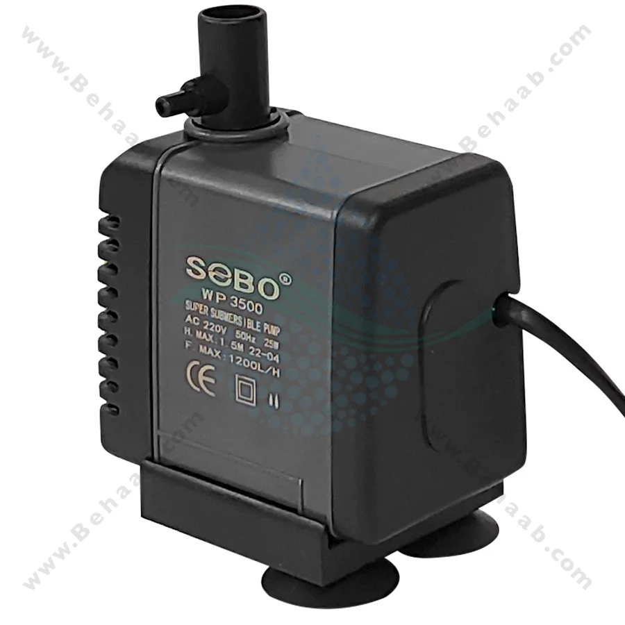 واتر پمپ آکواریوم سوبو مدل WP-3500 - Submersible Aquarium Pump SOBO WP-3500