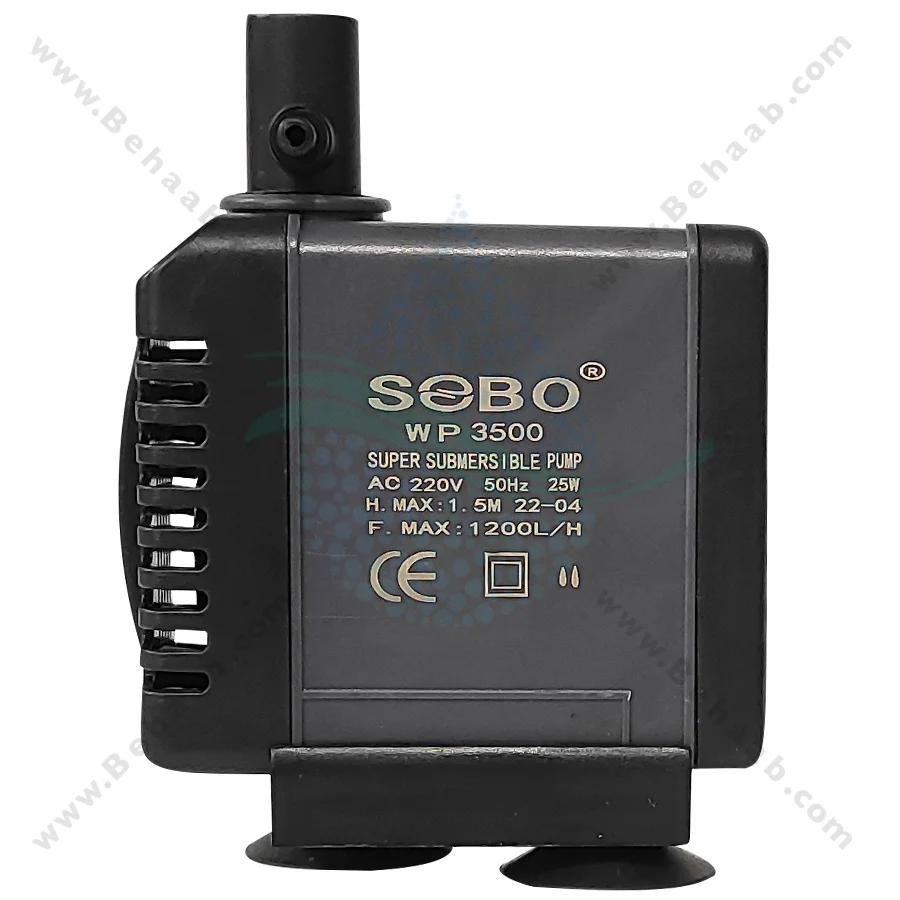 واتر پمپ آکواریوم سوبو مدل WP-3500 - Submersible Aquarium Pump SOBO WP-3500