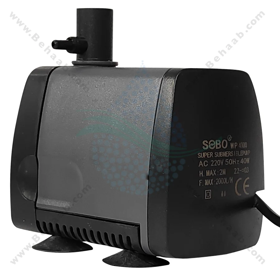 واتر پمپ آکواریوم سوبو مدل WP-4000 - Submersible Aquarium Pump SOBO WP-4000