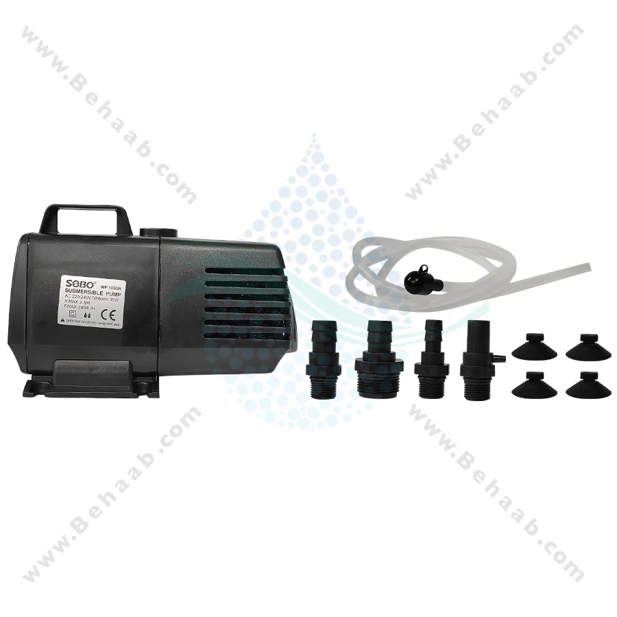 واتر پمپ آکواریوم سوبو مدل WP-1030H - Submersible Aquarium Pump SOBO WP-1030H