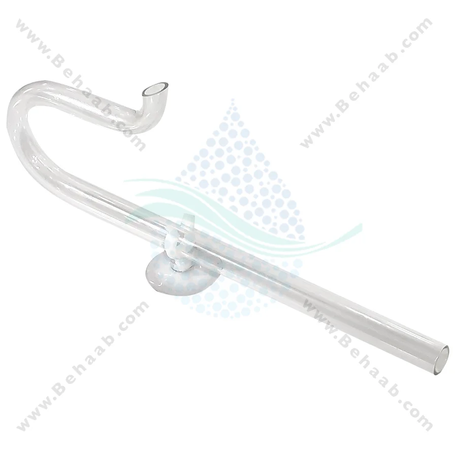 ست ورودی خروجی شیشه ای فیلتر آکواریوم سایز 12 میلی‌متر گرینر - GREENER Glass Pipe Inflow and Outflow 12mm for Aquarium