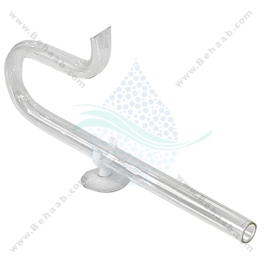 ست ورودی خروجی شیشه ای فیلتر آکواریوم سایز 16 میلی‌متر گرینر - GREENER Glass Pipe Inflow and Outflow 16mm for Aquarium