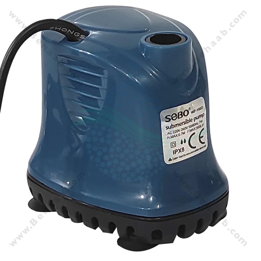 واتر پمپ کف کش خشک و تر سوبو مدل WP-100D - Submersible Aquarium Pump SOBO WP-100D