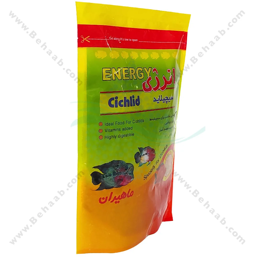 غذای ماهی انرژی سیچلاید 100 گرمی - Fish Food Energy Cichlid 100g