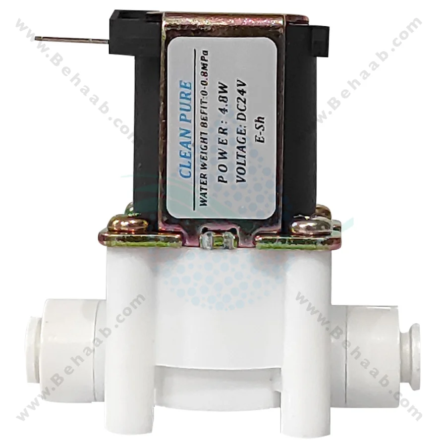 شیر برقی تصفیه آب کلین پیور CLEAN PURE - 24V DC RO Water Purifier Solenoid Valve Clean Pure