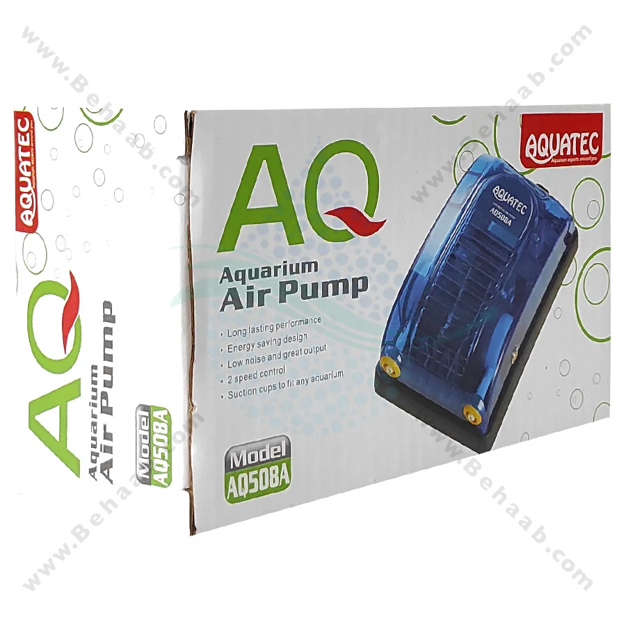 پمپ هوا آکواریوم آکواتک مدل AQ508A - Aquarium Air Pumps AQUATEC Model AQ508A