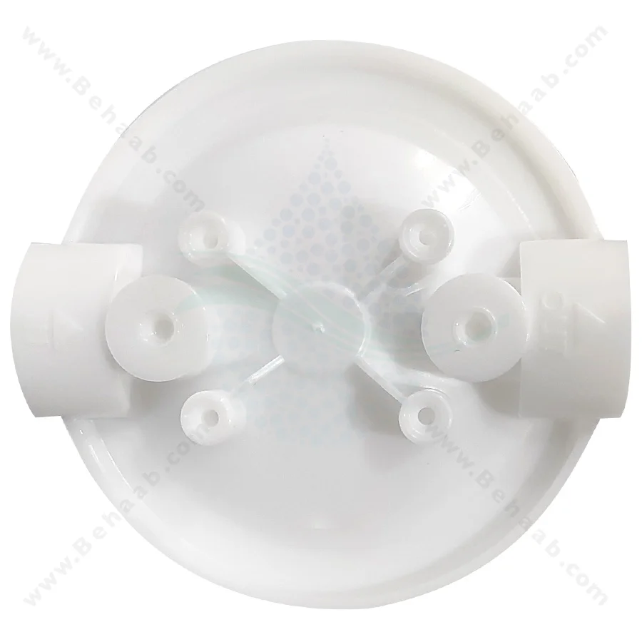 هوزینگ شفاف تصفیه آب خانگی سوفیلتر تک اورینگ ایرانی - 10-Inch Transparent Water Filter Housing 1/4 Ports For Reverse Osmosis Systems SouFilter