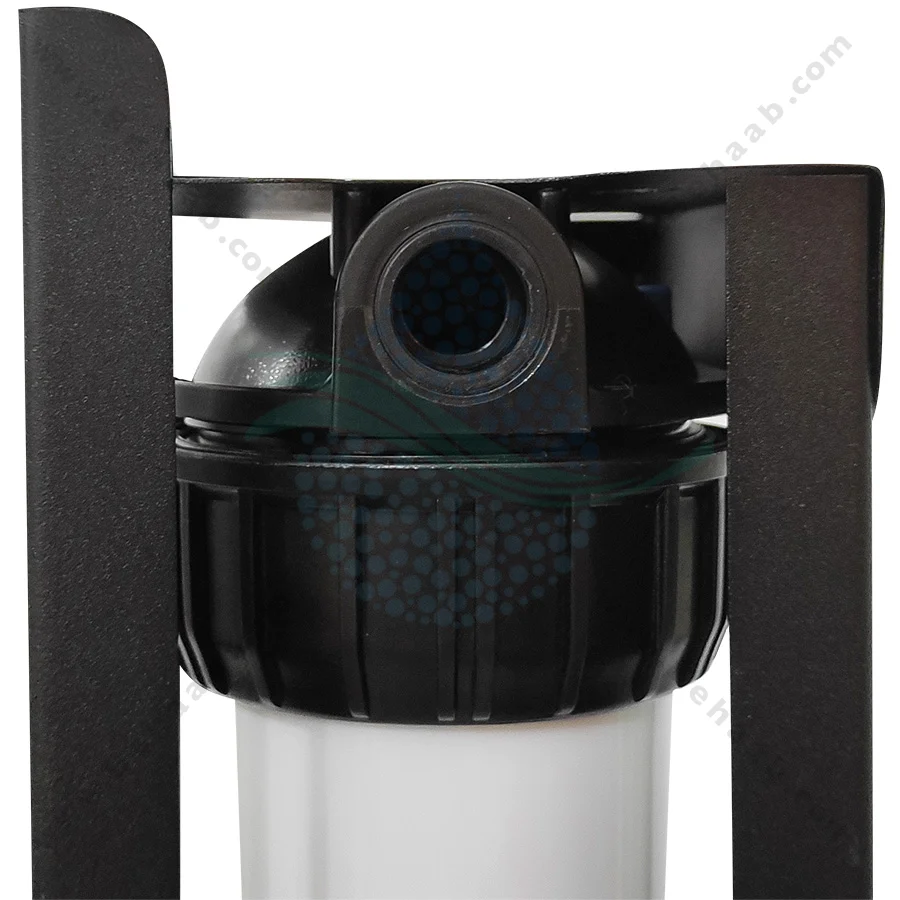 رسوب گیر کولر آبی با فیلتر الیافی و رزینی 20 اینچ اسلیم - Anti Scaling Swamp Cooler with 20 inch Slim PP and Resin Water Filter