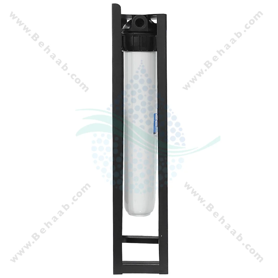 رسوب گیر کولر آبی با فیلتر الیافی و رزینی 20 اینچ اسلیم - Anti Scaling Swamp Cooler with 20 inch Slim PP and Resin Water Filter