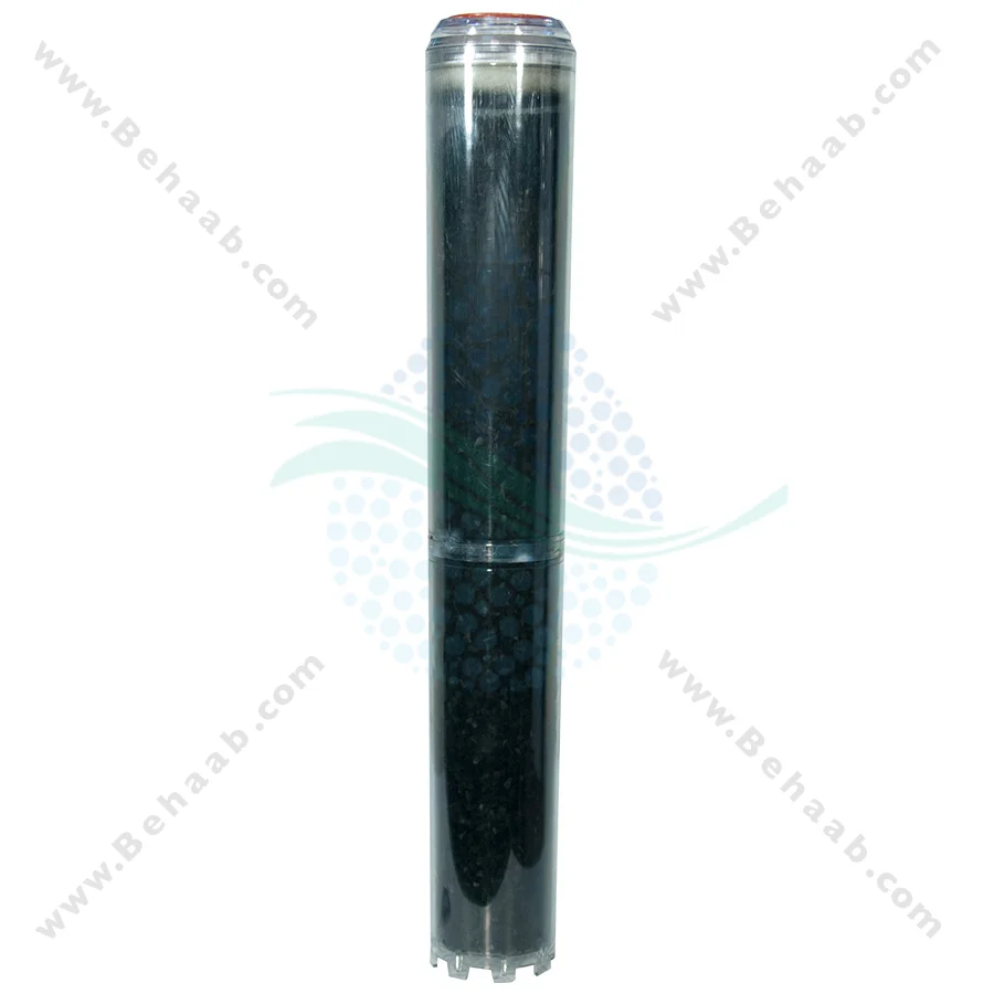 رسوب گیر کولر آبی با فیلتر الیافی، کربن و رزینی 20 اینچ اسلیم - Anti Scaling Swamp Cooler with 20 inch Slim PP-GAC and Resin Water Filter