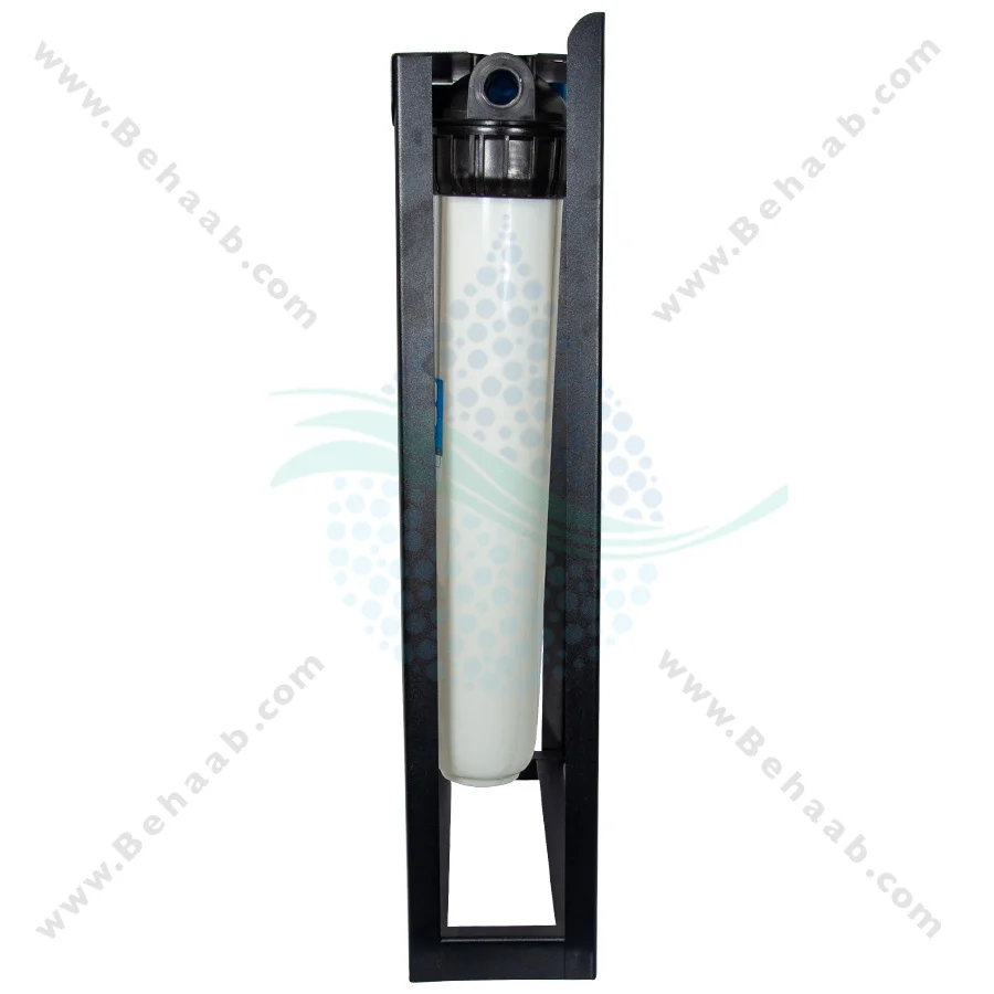 رسوب گیر کولر آبی با فیلتر الیافی، کربن و رزینی 20 اینچ اسلیم - Anti Scaling Swamp Cooler with 20 inch Slim PP-GAC and Resin Water Filter