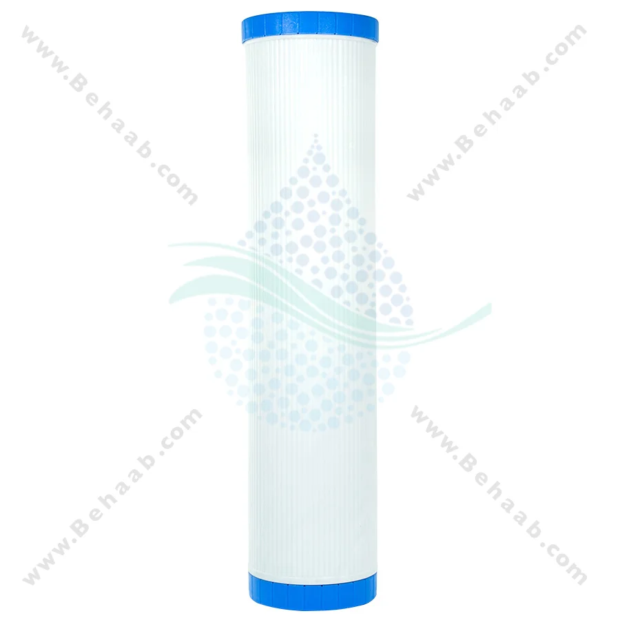 رسوب گیر کولر آبی با فیلتر الیافی، کربن و رزینی 20 اینچ جامبو - Anti Scaling Swamp Cooler with 20 inch Jumbo PP-GAC and Resin Water Filter