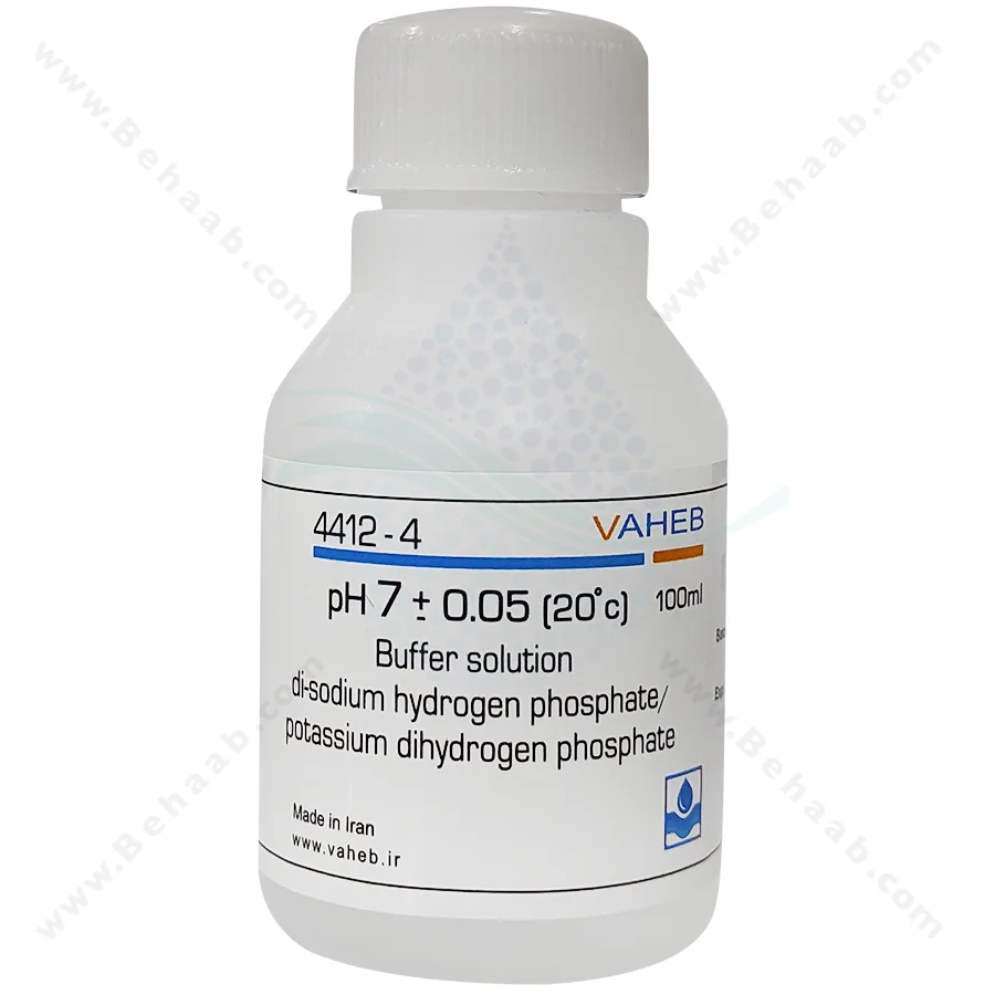محلول بافر ph 7 حجم 100 سی سی واهب - VAHEB Buffer Solution pH 7 100ml