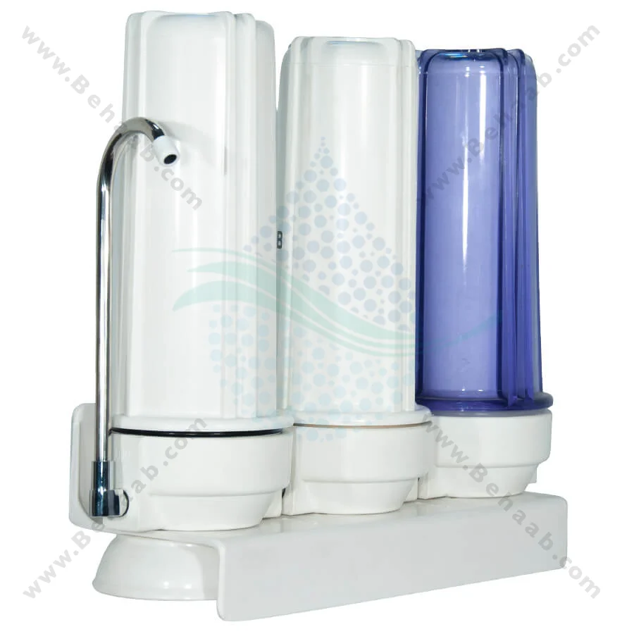 دستگاه تصفیه آب 3 مرحله رو سینکی - 3 Stage Water Purification