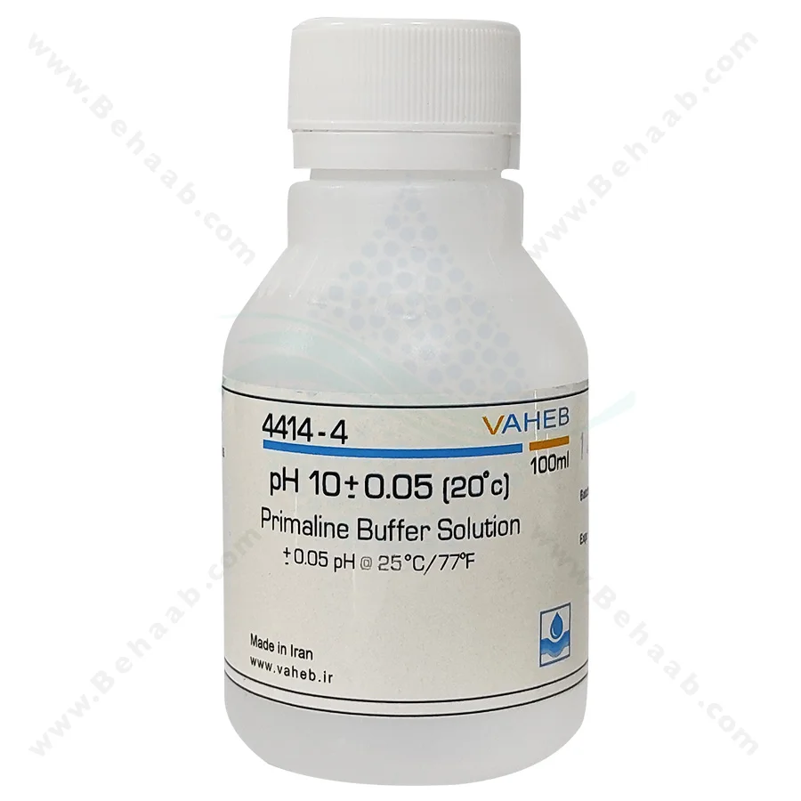 محلول بافر ph 10 حجم 100 سی سی واهب - VAHEB Buffer Solution pH 10 100ml