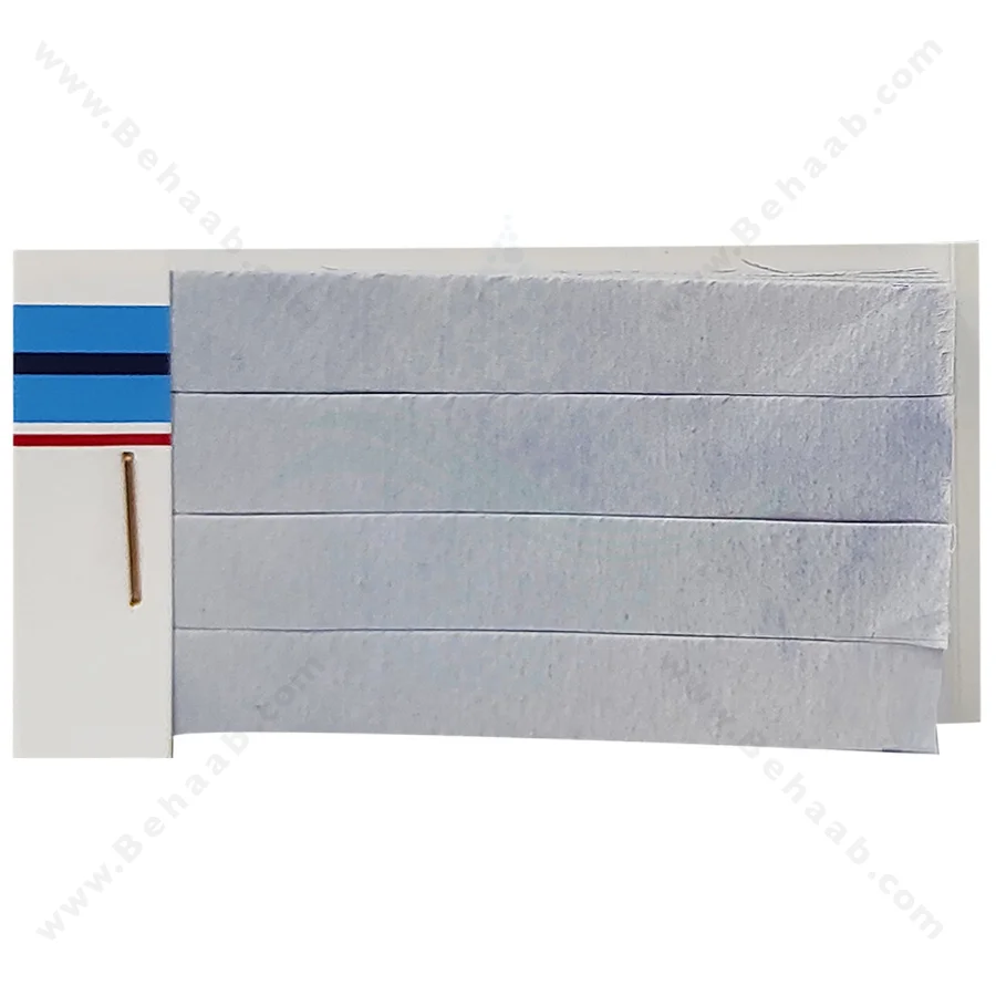 کاغذ تورنسل آبی واهب مدل V-104 - VAHEB V-104 Blue Litmus pH Test Paper Acid Indicator 60 strips