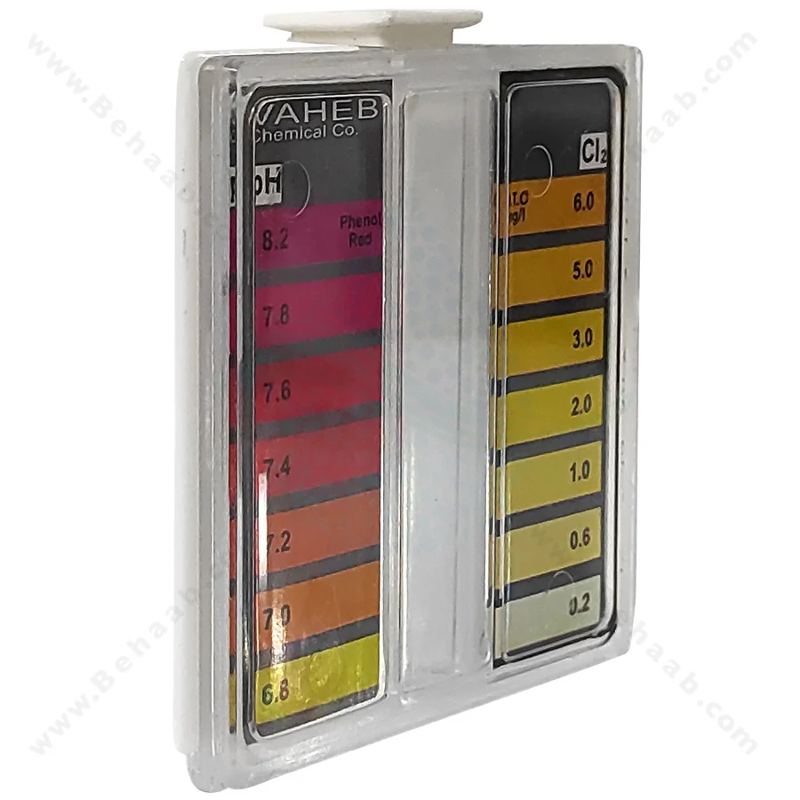 کیت اندازه گیری کلر و PH واهب مدل VM-610 - VAHEB VM-610 OTO Test Kit for pH and Chlorine