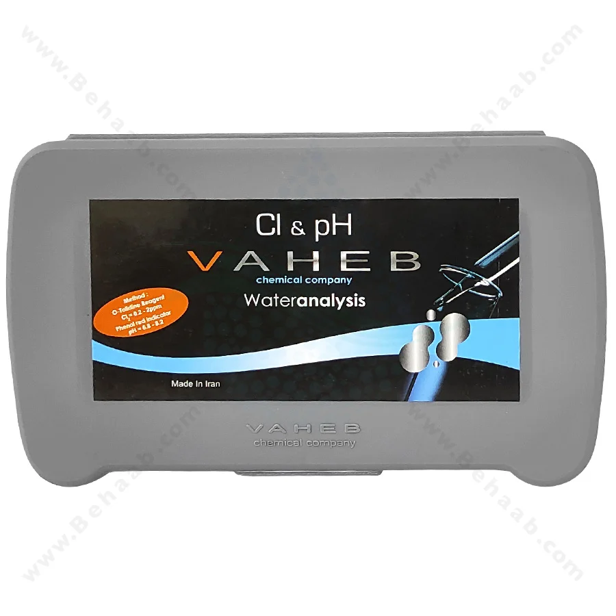 کیت اندازه گیری کلر و PH واهب مدل VM-610 - VAHEB VM-610 OTO Test Kit for pH and Chlorine