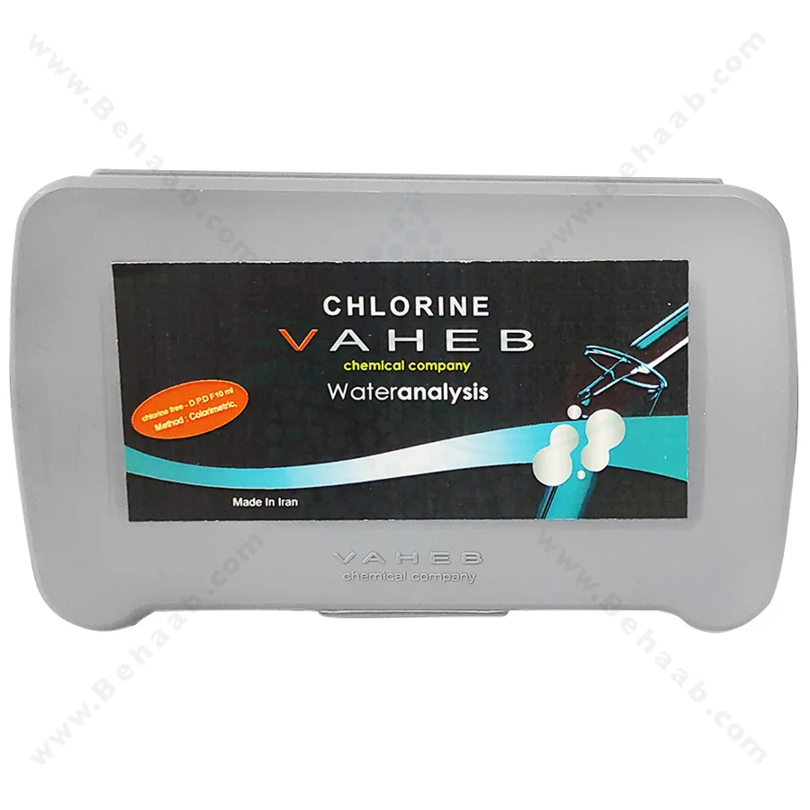 کیت اندازه گیری کلر محلول DPD واهب مدل VM-312 - VAHEB VM-312 DPD Test Kit Chlorine