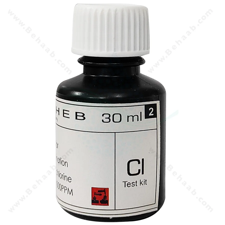 کیت اندازه گیری کلر به روش یدومتری واهب مدل V-317 - VAHEB V-317 Test Kit Chlorine By Iodometric Titration