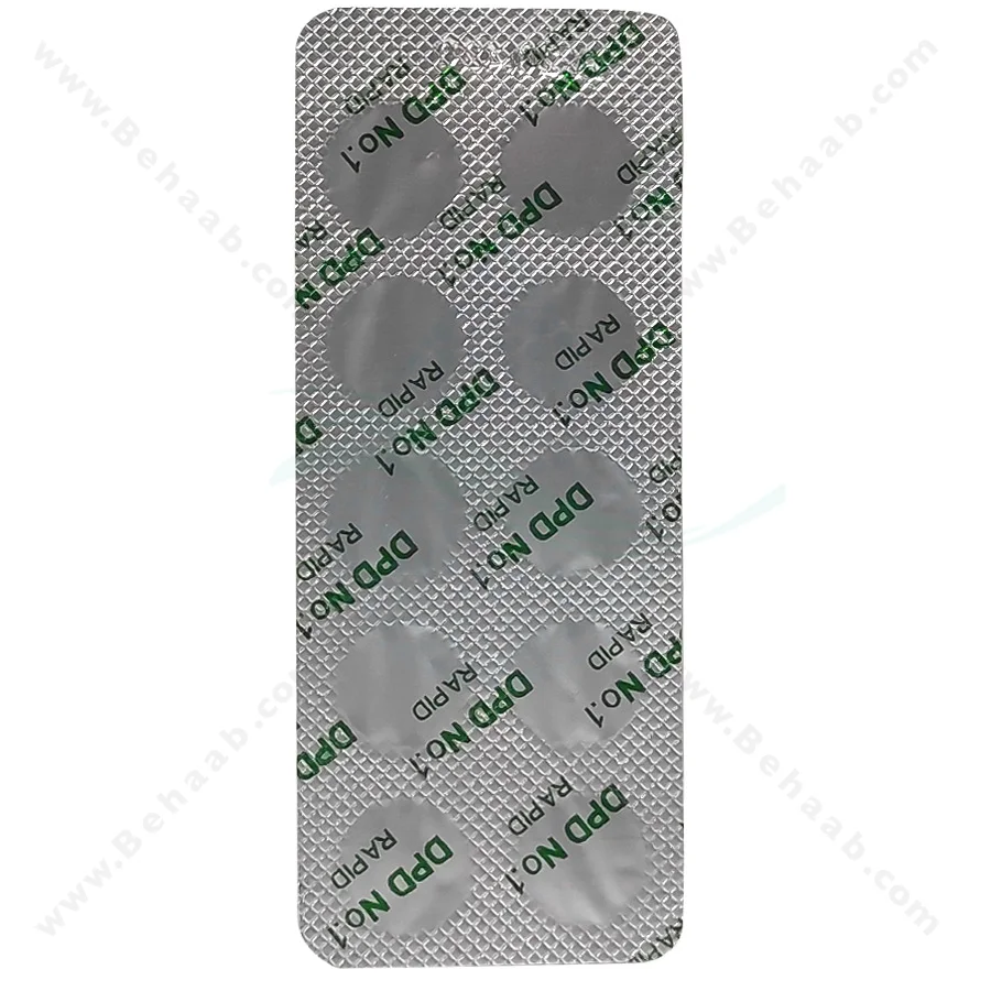 کیت اندازه گیری کلر قرصی DPD واهب مدل V-313 - VAHEB VM-313 DPD No.1 Chlorine Test Tablets