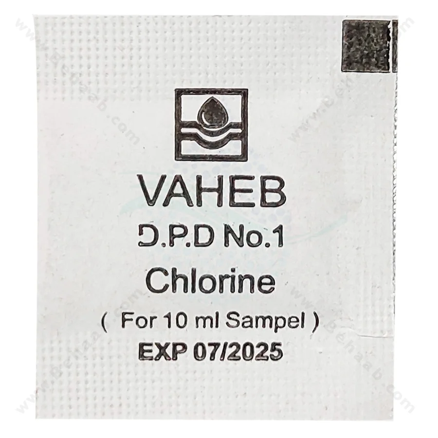 کیت اندازه گیری کلر پودری DPD واهب مدل VE-310 - VAHEB VE-310 DPD No.1 Chlorine Test Powder