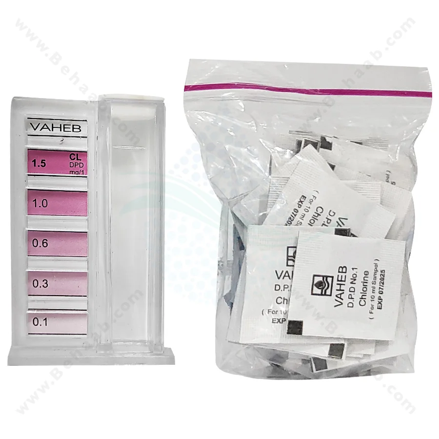 کیت اندازه گیری کلر پودری DPD واهب مدل VE-310 - VAHEB VE-310 DPD No.1 Chlorine Test Powder