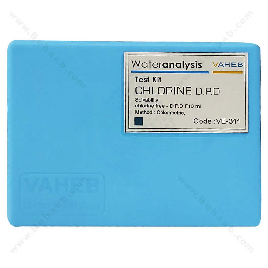 کیت اندازه گیری کلر پودری DPD واهب مدل VE-311 - VAHEB VE-311 DPD Chlorine Test Powder
