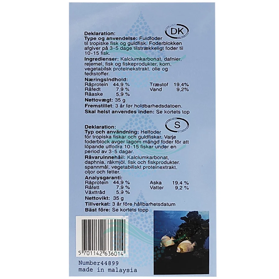 غذای مسافرتی ماهی آکواریومی مدل Passenger Food بسته 6 عددی - Passenger Vacation Fish Food For Aquarium Fishes Pack of 6