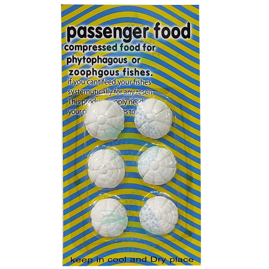 غذای مسافرتی ماهی آکواریومی مدل Passenger Food بسته 6 عددی - Passenger Vacation Fish Food For Aquarium Fishes Pack of 6