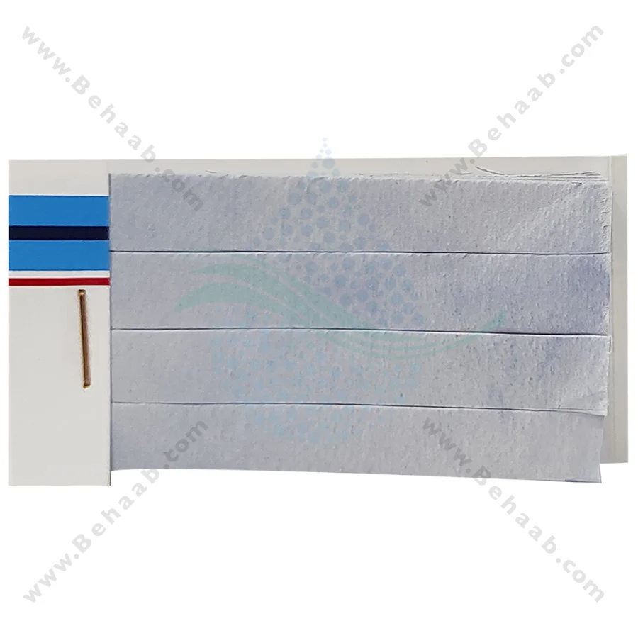 کاغذ اندازه گیری ph آب آکواریوم واهب مدل V-104 - VAHEB V-104 Aquarium Water Blue Litmus pH Test Paper Acid Indicator 60 strips