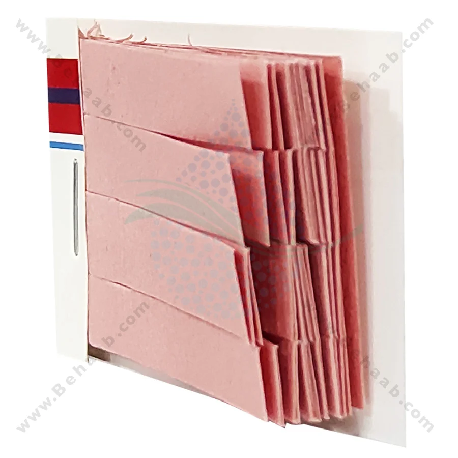 کاغذ اندازه گیری ph آب آکواریوم واهب مدل 0805 - VAHEB Aquarium Red Litmus pH Test Paper Base Indicator 60 strips