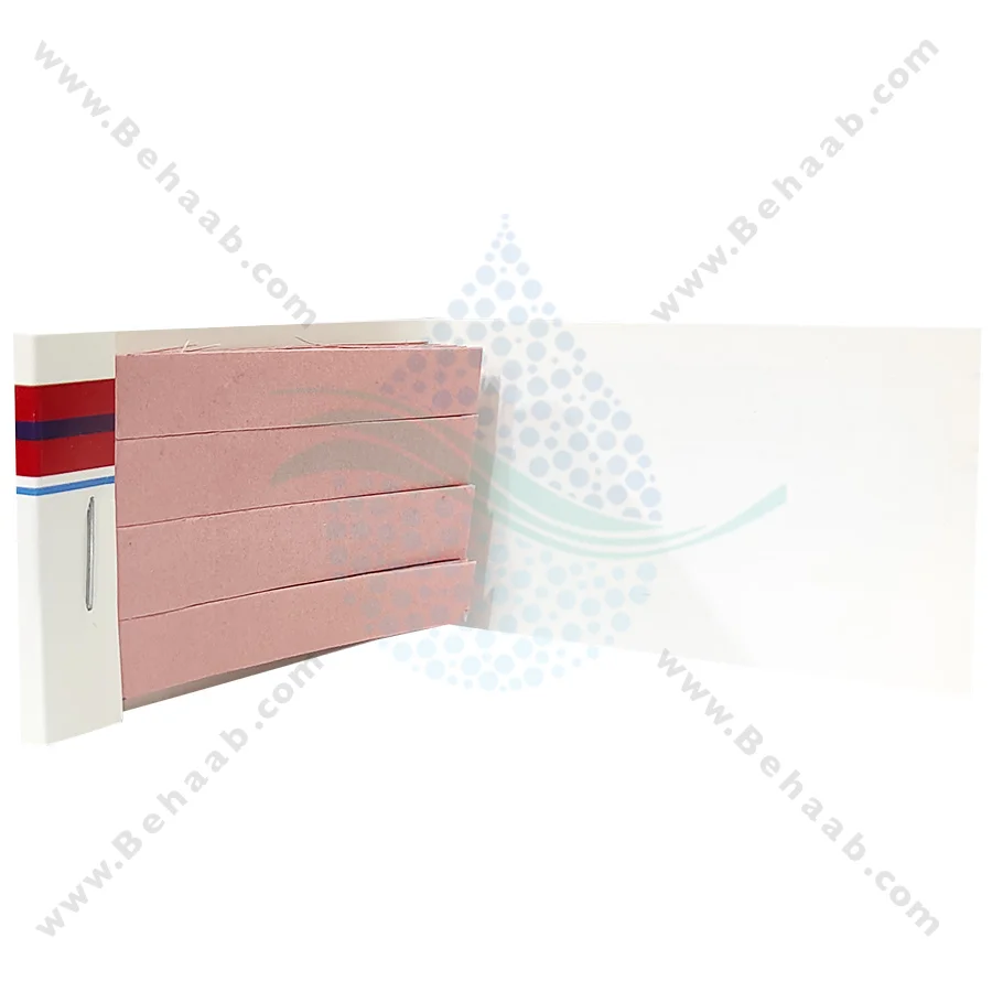 کاغذ اندازه گیری ph آب آکواریوم واهب مدل 0805 - VAHEB Aquarium Red Litmus pH Test Paper Base Indicator 60 strips
