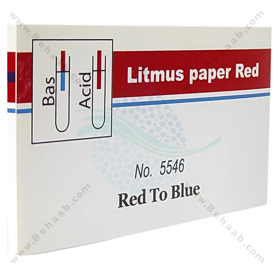 کاغذ اندازه گیری ph آب آکواریوم واهب مدل 0805 - VAHEB Aquarium Red Litmus pH Test Paper Base Indicator 60 strips