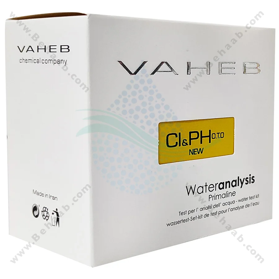 کیت اندازه گیری کلر و ph آب آکواریوم واهب مدل V-610 - VAHEB V-610 Aquarium OTO Water Test Kit for pH and Chlorine