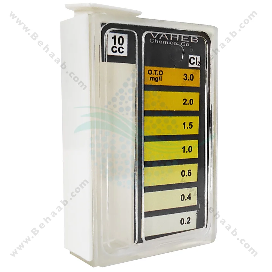 کیت اندازه گیری کلر آکواریوم روش O.T.O واهب مدل V-314 - VAHEB V-314 Aquarium OTO Chlorine Water Test Kit