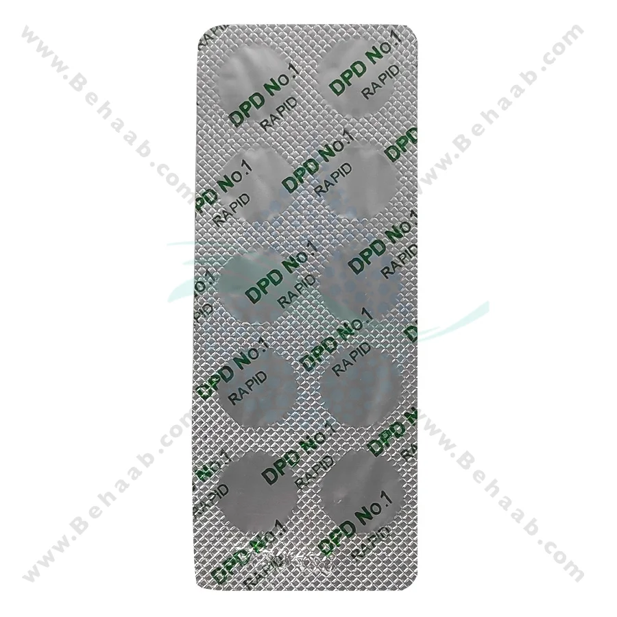 کیت اندازه گیری کلر آکواریوم روش DPD قرصی واهب مدل V-313 - VAHEB VM-313 Aquarium DPD No.1 Water Test Chlorine Tablets