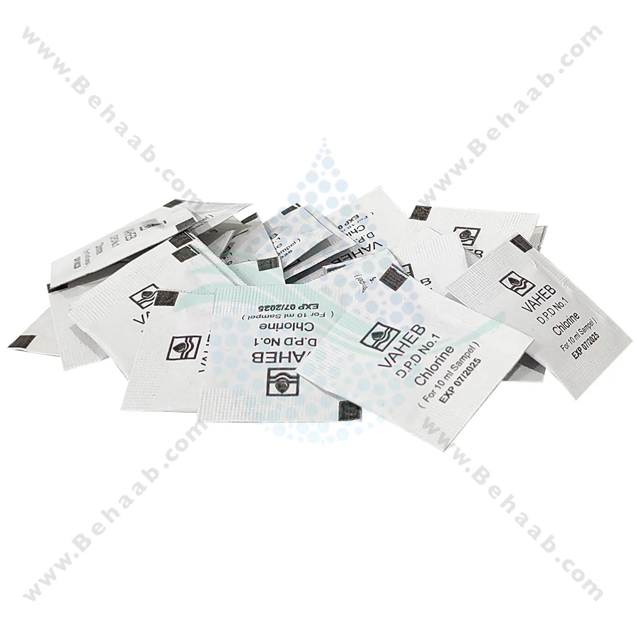 کیت اندازه گیری کلر آکواریوم روش DPD پودری واهب مدل VE-310 - VAHEB VE-310 Aquarium DPD No.1 Water Test Chlorine Powder